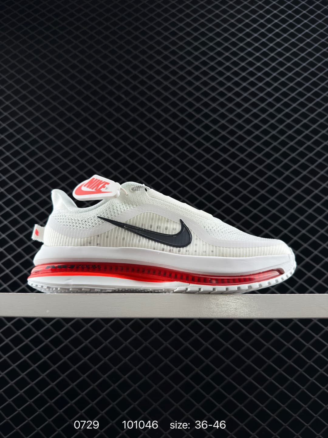 Nike Air Zoom Running Shoes – White/Red