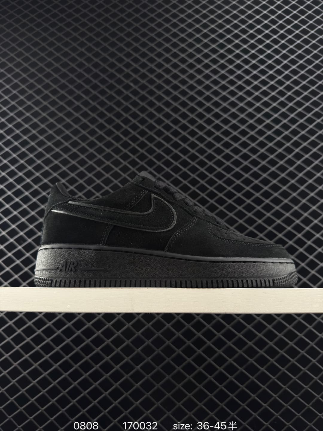 Nike Air Force 1 Lifestyle Sneakers – Black