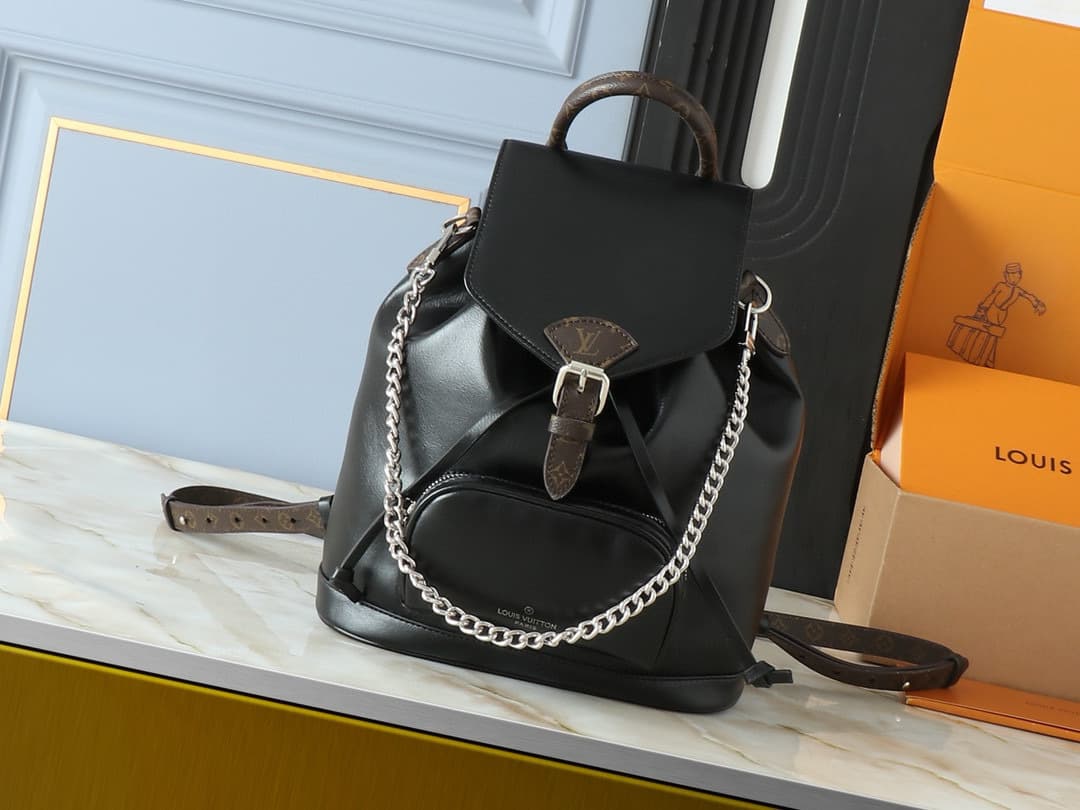 Louis Vuitton Casual Backpack – Black/Silver