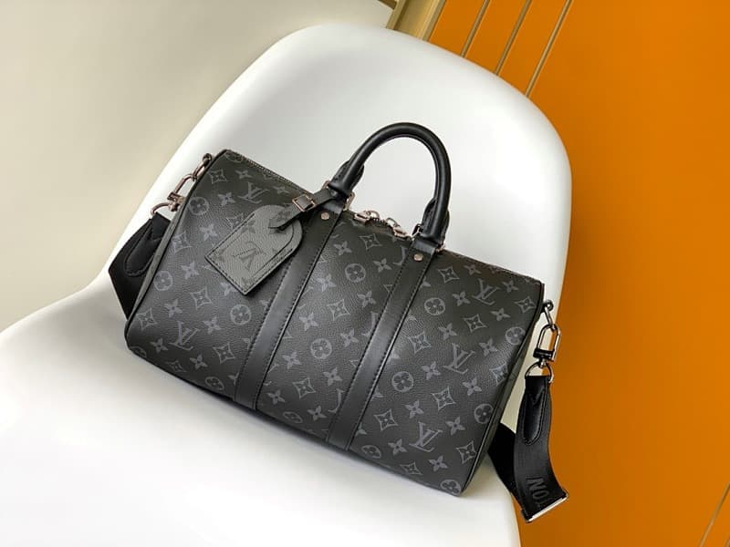 Louis Vuitton Boston Bag – Black/Gray