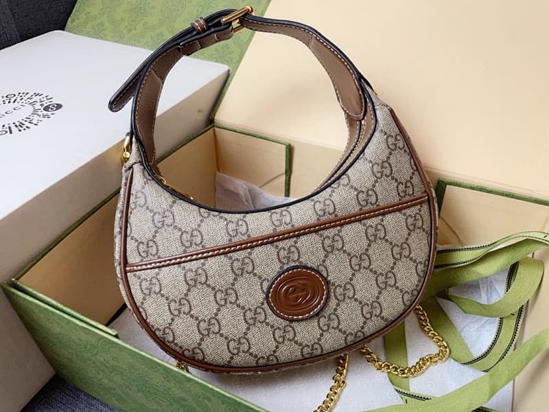 Gucci Hobo Bag – Beige/Brown
