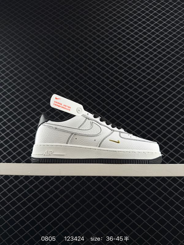 Nike Air Force 1 Lifestyle Sneakers – White/Black