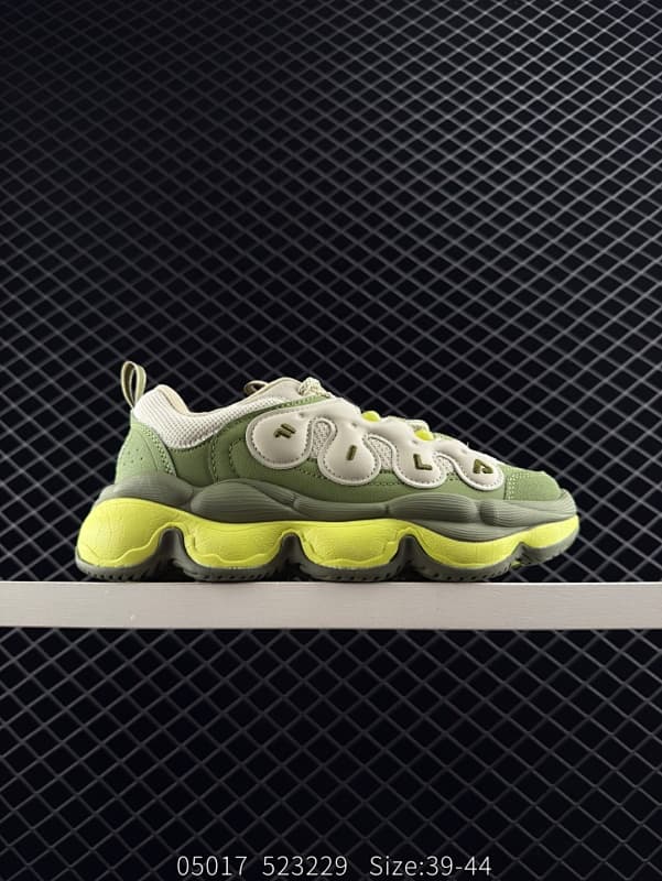 Generic Chunky Sneakers – Green/Yellow