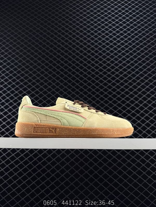 Puma Lifestyle Sneakers – Beige/Green