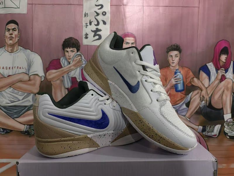Nike Basketball Shoes – White/Blue
