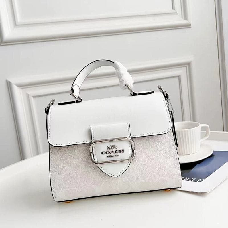Coach Tote Bag – White/Beige