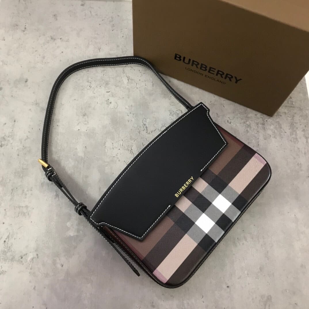 Burberry Underarm Bag – Black/Multicolor